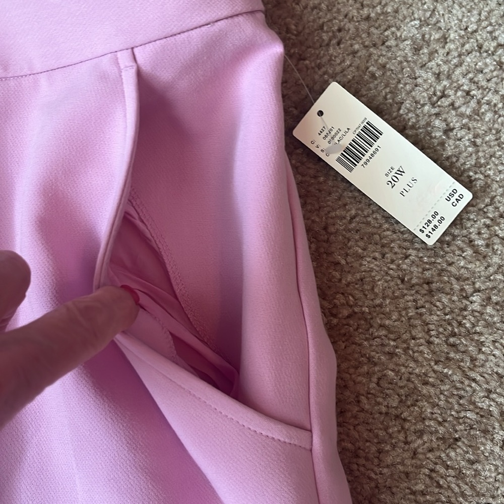 NWT Anthropologie Maeve Lilac Pants - Picture 5 of 12